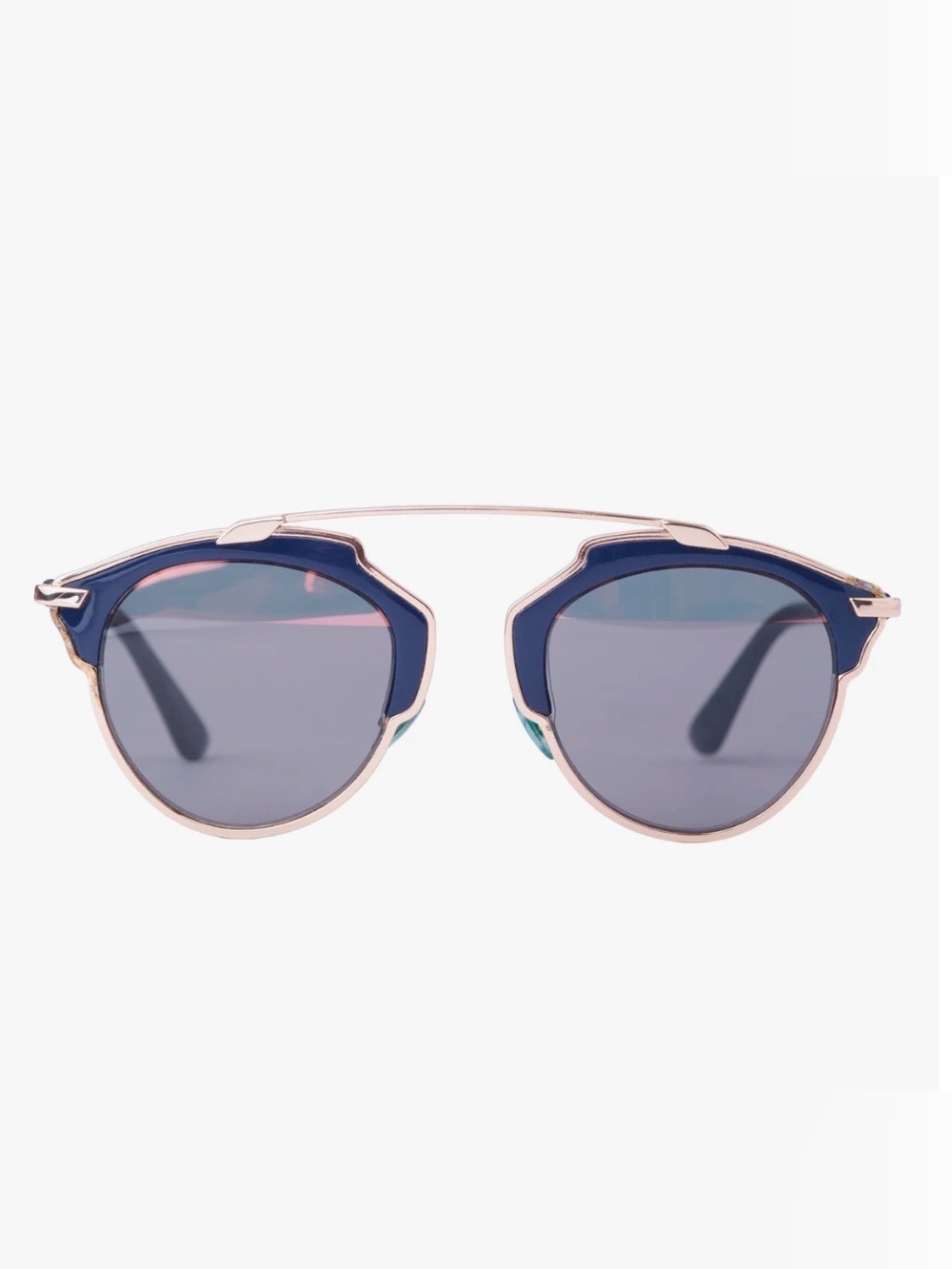 Dior Navy Blue/Two Tone DiorSoReal U5WZJ Aviator Sunglasses